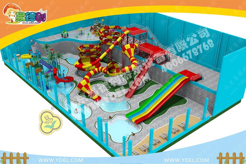大型室內(nèi)水上樂園水滑梯設(shè)備