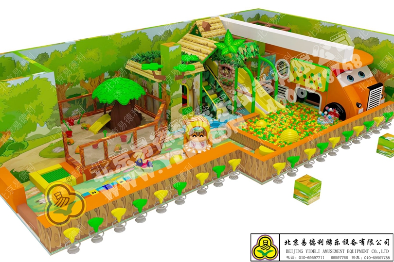吉林龍井叢林系列淘氣堡設備