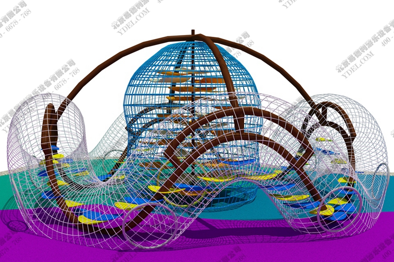 戶外定制繩網攀爬樂園