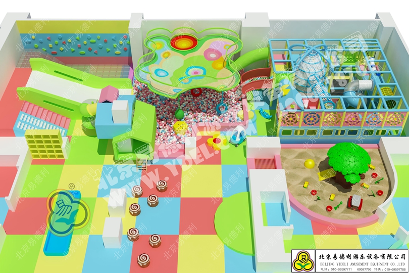 室內(nèi)小型叢林探險樂園設備