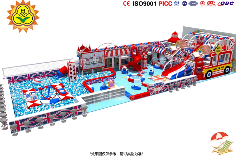英倫風主題淘氣堡設備