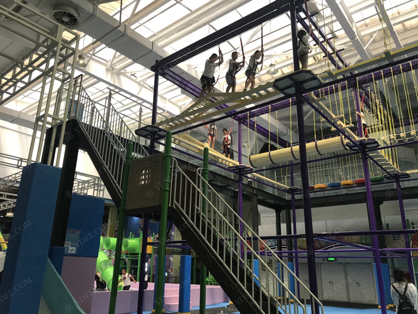 室內運動公園高空拓展類項目展示