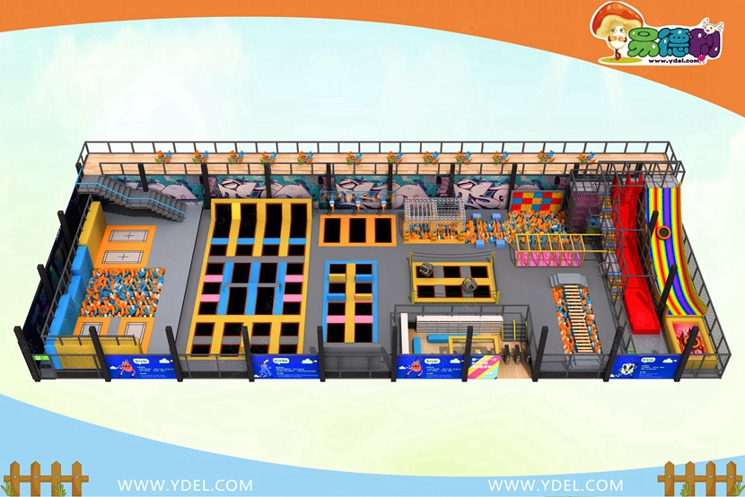 室內蹦床 - 攀巖墻