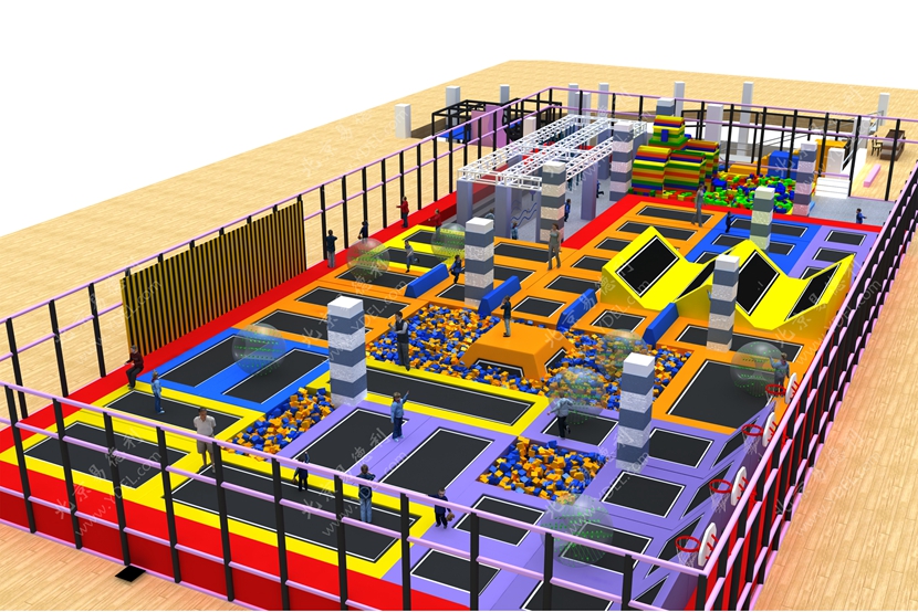 兒童室內蹦床公園