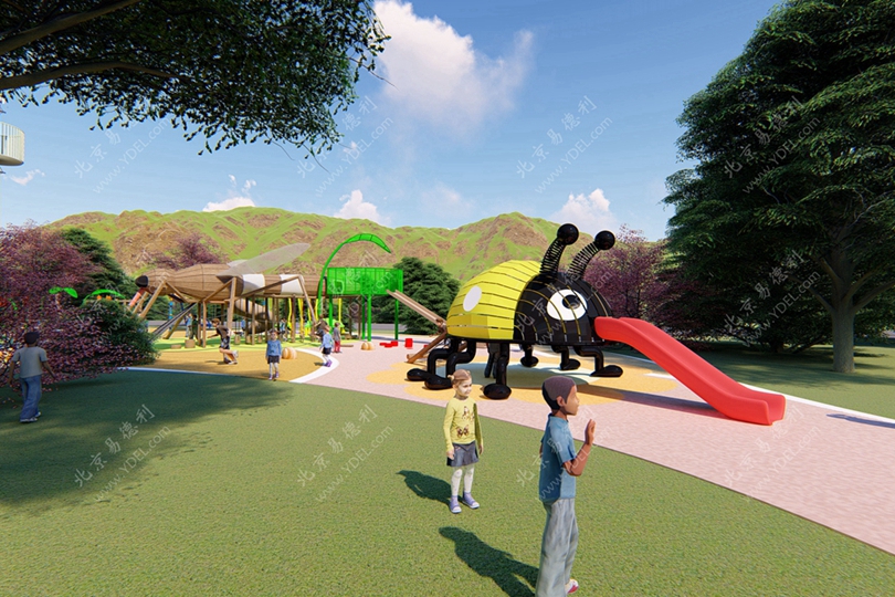 山東戶外兒童游樂園非標定制設備