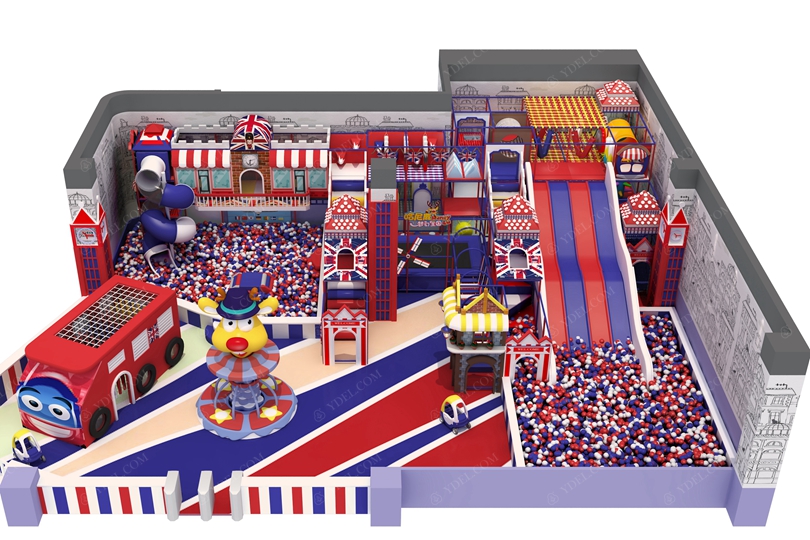 英倫主題兒童樂園設備